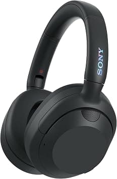 Sony ULT WEAR Headphones, Black (WH-ULT900NH) - Powerful Sound, Up to 30 Hours of Music Playback*, with Quick-Charge (10min = 5hr Playback)” - متتبع أسعار Amazon.sa