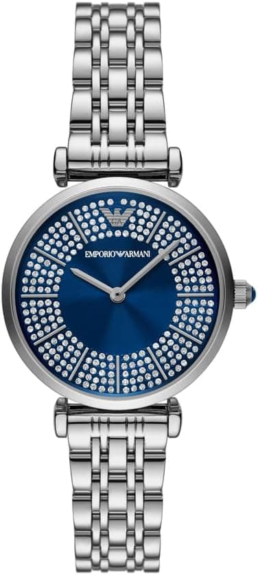 Emporio Armani Women's Analog Quartz Watch with Stainless Steel Strap AR11627, Silver, Modern on Amazon.ae - Price Tracker