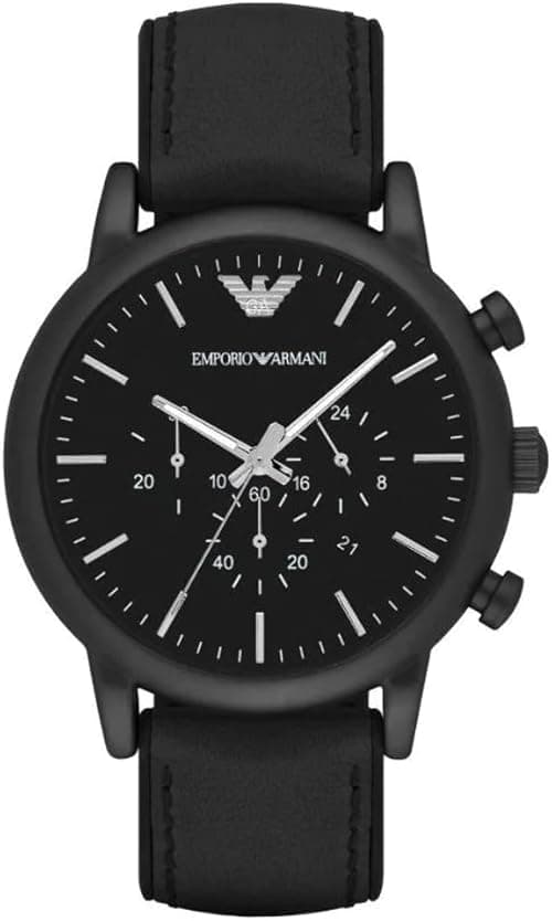Emporio Armani watch for Men, Chronograph, Stainless Steel Watch, 46mm case size on Amazon.ae - Price Tracker