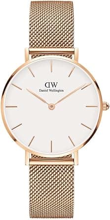 Daniel Wellington Petite Melrose Rose Gold/Rose Gold Watch, 32 mm, Mesh, for Women on Amazon.ae - Price Tracker