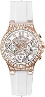 GUESS Analog White Dial Women's Watch-GW0257L2 - Amazon.ae Price Tracker