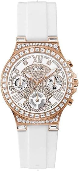GUESS Analog White Dial Women's Watch-GW0257L2 - Amazon.ae Price Tracker
