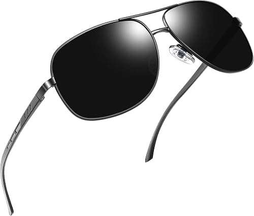 Joopin Large Polarized Aviation Sunglasses for Men Classic Military Style على Amazon.ae - متتبع الأسعار
