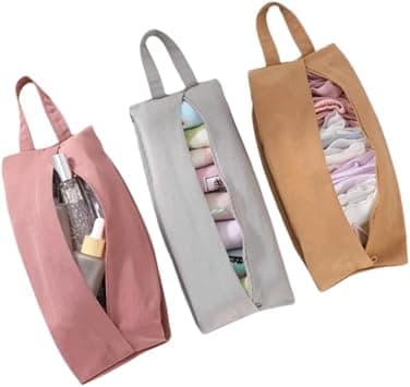 PINKE Travel Compression Bag Set, Multi-function Underwear Organize Storage Bag, 3Pack Portable Undergarment Socks Lingerie Accessories Luggage Packing Cube Toiletry Bags for Suitcases on Amazon - Best Deal Finder