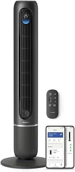 Philips Tower Fan, Airflow 2440m³/h, Sleep Mode, Oscillation 80° CX7550/01 على Amazon.ae - متتبع الأسعار