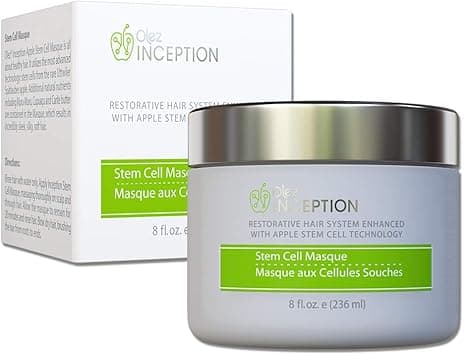 Olez Apple Stem Cell Mask Restores Dull and Dry Hair, Treats the Scalp and Promotes Hair Growth & Volume, Hydrates, Anti-Frizz - With Apple Stem Cell, Argan Oil & Anti-Aging Natural Vitamins Complex on Amazon.ae - Price Tracker