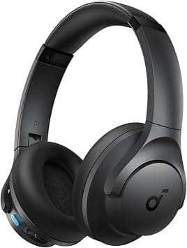 Soundcore Q11i Wireless Over-Ear Bluetooth Headphones by Anker, Deep Bass, 60H Playtime, Hi-Res Audio, Detachable Ear Cushions, Multipoint Connection | Deep bass, 60 hours of battery life, Hi-Res audio, detachable ear pads, and multi-point connection - متتبع أسعار Amazon.sa