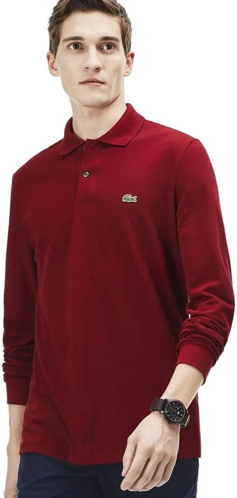 Lacoste Mens Classic L1312 Longsleeves Polo Shirt (pack of 1) on Amazon.ae - Price Tracker