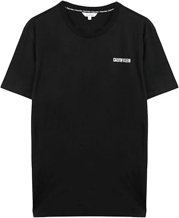 Calvin Klein Classic Logo T-Shirt, Black, Crew Neck on Amazon.ae - Price Tracker