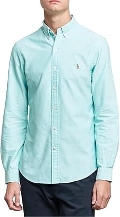 POLO RALPH LAUREN Mens Slim-Fit Oxford Button Down Shirt on Amazon.ae - Price Tracker