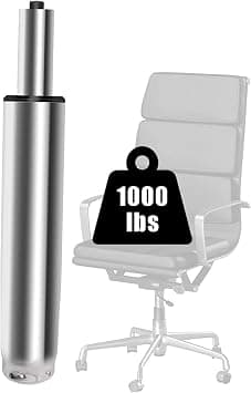 5.5 inch Office Chair Cylinder Replacement,Heavy Duty Gas Lift Cylinder for Office Desk Chairs/Gaming Chair,Gas Lift Hydraulic/Pneumatic Piston, Universal Size (Silver) على Amazon.ae - متتبع الأسعار