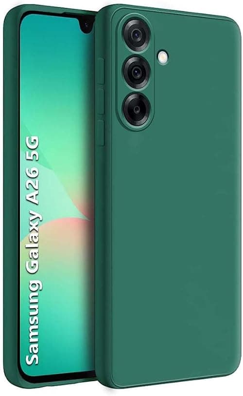 Case for Samsung Galaxy A26 / A17 / F17 / M17 Cover Green Slim Fit Soft Back TPU Flexible Silicone Cover Matte for Samsung Galaxy A26 / A17 / F17 / M17 by Emodil (Green) on Amazon.ae - Price Tracker
