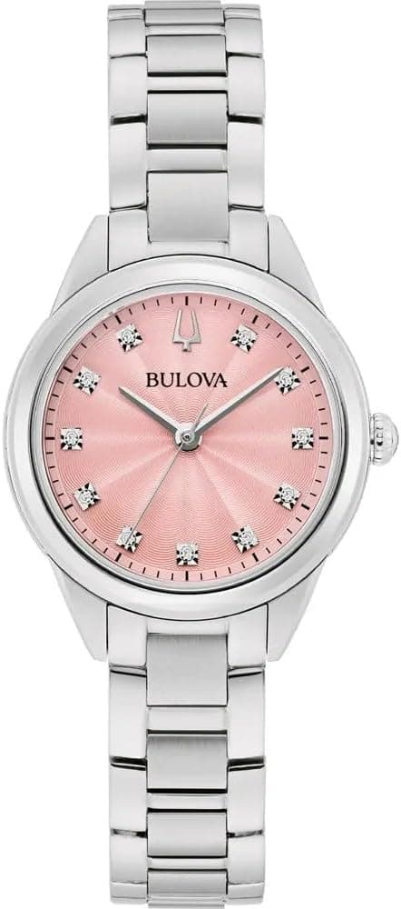 Bulova Women's Analogue Quartz Watch with Stainless Steel Strap 96P249 on Amazon.ae - Price Tracker
