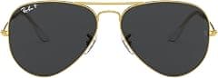 Ray-Ban Unisex RB Classic Aviator 0RB3025 Sunglasses, Color Black on Black, Size 55 mm - متتبع أسعار Amazon.sa