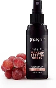 Pilgrim Insta Fix Setting Spray 60ml | With Hyaluronic Acid & French Red Vine | Setting spray for | Long Lasting | Fixer | Natural Finish | Oil control Formula & Shine free look. on Amazon.ae - Price Tracker