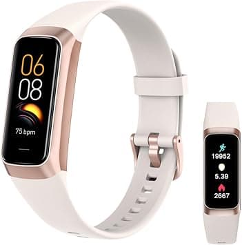 Fitness Tracker, Step Tracker Smart Band, 1.1" AMOLED Touch Color Screen, Waterproof Fitness Wristband with Blood Oxygen/Heart Rate Monitor/Step Counter/Alarm/Timer/Calories/Sleep Monitor on Amazon.ae - Price Tracker
