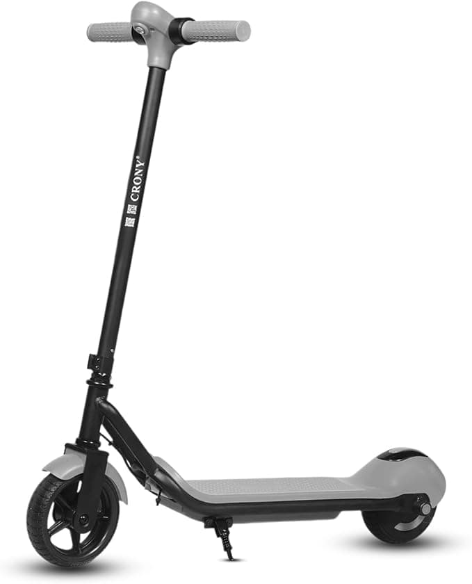 CRONY ZL-E7 Kids Electric Scooter with LED Display, Dual Thumb Brake/Throttle, Bluetooth Speaker & Step Lights, 10-14KM/H Speed, 60KG Max Load, Foldable Lightweight Frame with Vacuum Tires, Grey on Amazon.ae - Price Tracker