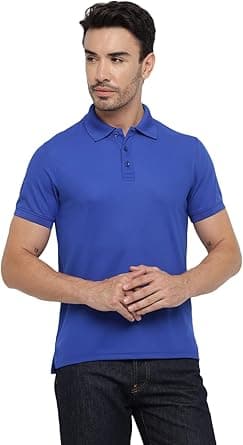 Deniklo Men's Solid Regular fit Polo Shirt on Amazon.ae - Price Tracker