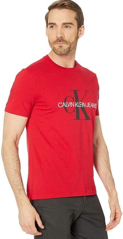 Calvin Klein mens Short Sleeve Monogram Logo T-Shirt T-Shirt on Amazon.ae - Price Tracker