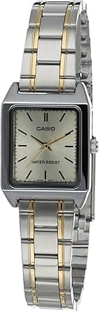 Casio Women Beige Dial Stainless Steel Band Dress Watch - LTP-V007SG-9EUDF on Amazon.ae - Price Tracker