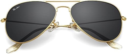Pro Acme Classic Aviator Sunglasses for Men Women 100% Real Glass Lens on Amazon.ae - Price Tracker