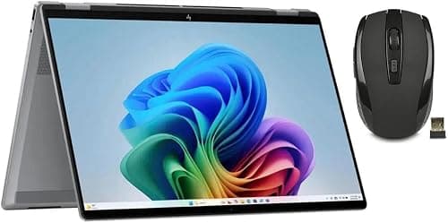 HP OmniBook X Flip 2-in-1 16" FHD+ Touch Screen Laptop |AMD Ryzen AI 5 340|AMD Radeon 840M | Copilot|Backlit|Meteor Silver| 16GB RAM DDR5 | 512GB SSD |Windows 11 Home|Bundle with Wireless Mouse على Amazon.ae - متتبع الأسعار
