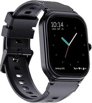 Faster Nerv Watch 2- HD Display 2.01 Inches Smart Watches for Men and Women- Bluetooth Calling Heart Rate Blood Pressure Sleep Health Monitor- Fitness Tracker Smart Watch for Men and Women (Black) on Amazon.ae - Price Tracker