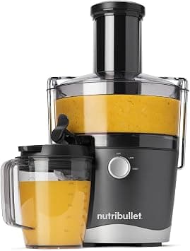 nutribullet 800W Centrifugal Juicer - 1.5L Pulp Basin & 800ml Juicer Pitcher - Two Speeds, Wide 3" Chute, No-Drip Spout & Dishwasher Safe - Juice Tough Fruits and Vegetables With Ease - 8 Piece Kit على Amazon.ae - متتبع الأسعار