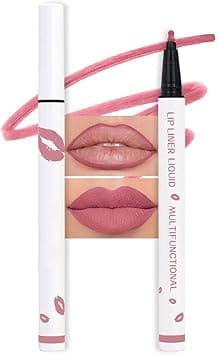 2 in 1 Lip Liner and Lipstick, Matte Long Lasting Waterproof Non Stick Cup Lip Tint Stain, Stay On Lipstick 24 Hours, Lip Glosses Makeup Gift for Women (#10 Dusty Pink) on Amazon.ae - Price Tracker