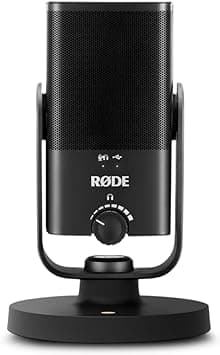 RØDE NT-USB Mini Versatile Studio-quality Condenser USB Microphone with Free Software for Podcasting, Streaming, Gaming, Music Production, Vocal and Instrument Recording على Amazon.ae - متتبع الأسعار