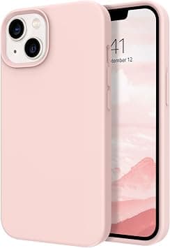 DOMAVER for iPhone 13 Case 6.1 Inch Smooth Liquid Silicone Soft Gel Rubber Microfiber Lining Cushion Texture Cover Protective Phone Cases for iPhone 13 - Pink on Amazon.ae - Price Tracker