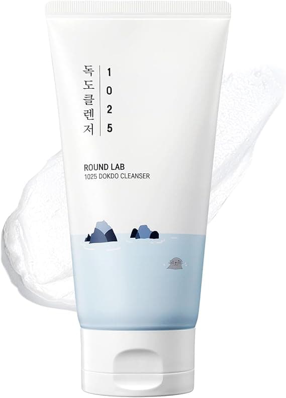 ROUND LAB 1025 Dokdo Cleanser 5.07 Fl Oz, Low pH Facial Cleanser for Sensitive Skin, Rich Soft Bubbles for Deep Cleansing and Makeup Removal, Hydrating Face Wash with Deep Sea Water, Korean Skin Care on Amazon.ae - Price Tracker