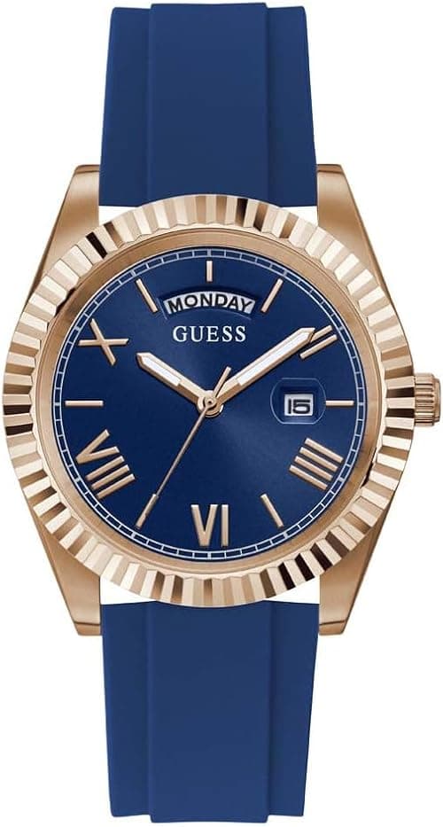 GUESS Analog Rose Gold Dial Unisex's Watch-GW0335G2, Rose Gold, strap on Amazon.ae - Price Tracker