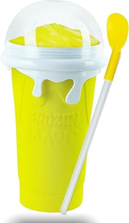 Color Land Slushie Maker Cup, Upgrade 500ml,Instant Slushy Maker Cup Double Layer - Magic Quick Frozen Smoothies Cup, Cooling Cup, Cool gadgets Tiktok Trend Items, Cool Stuff Birthday Gifts (YELLOW) on Amazon.ae - Price Tracker