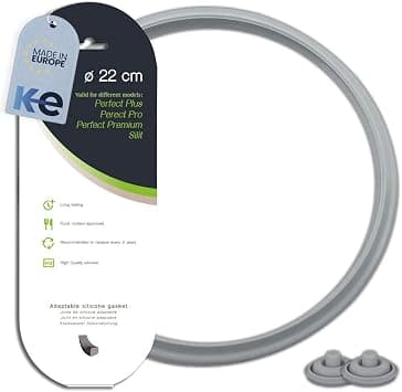 ANAKEL HOME 22 cm Diameter Cookware Gasket Set with 2 Gaskets Compatible with WMF Plus Express Pot Replacement Silicone على Amazon.ae - متتبع الأسعار