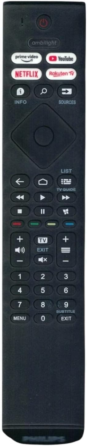 BURAQ 398GR10BEPHN0042BC BRC0984502/01 Replacement Remote Control for Philips Smart TV with Netflix YouTube Prime Video Button on Amazon.ae - Price Tracker