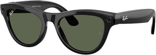 RAY-BAN Meta Gen 2 Skyler - AI Glasses for Men & Women - Shiny Black (1 Year manufacturer warranty) على Amazon.ae - متتبع الأسعار