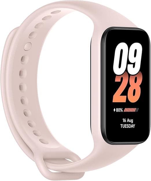 Xiaomi Smart Band 8 Active Pink| Vibrant 1.47" TFT Display | 9.99mm ultra-slim Body, 5ATM Water Resistant, 14 Days Battery Life, GPS, 100+ Workout Mode, Full Scale Fitness Tracking on Amazon.ae - Price Tracker