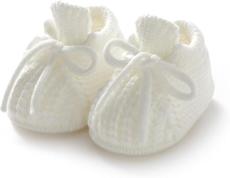 Baby Booties, Newborn First Shoes, Cozy Knit Infant Slippers, Warm Soft Booties for Toddler, Boys Girls Non-Slip Socks on Amazon.ae - Price Tracker