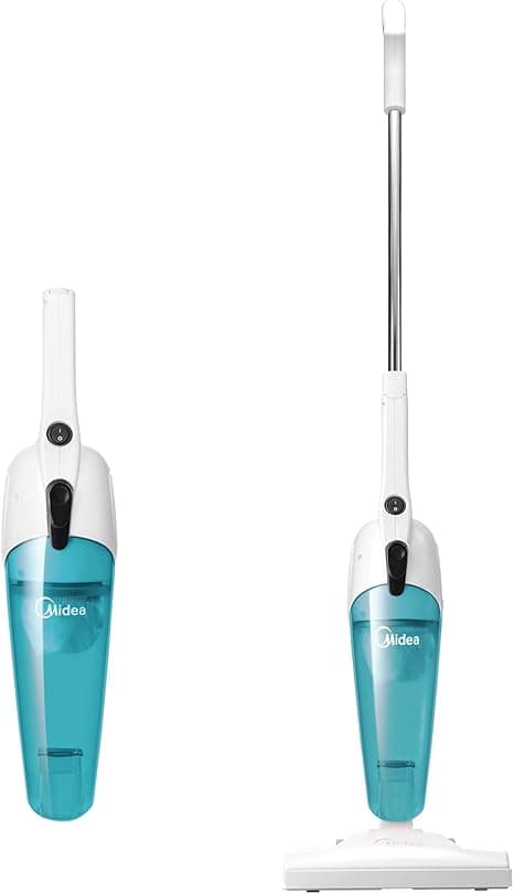 Midea Vacuum Cleaner 2 in 1 Handheld Stick Cleaner, 5M Long Cord, Lightweight Powerful 600W Suction 0.8L Large Capacity Transparent Dust Container for Car Home Kitchen, SC861 on Amazon.ae - Price Tracker