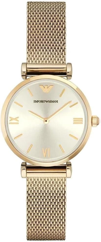 Emporio Armani Women's Watch AR1957, Silver/Gold, Bracelet on Amazon.ae - Price Tracker