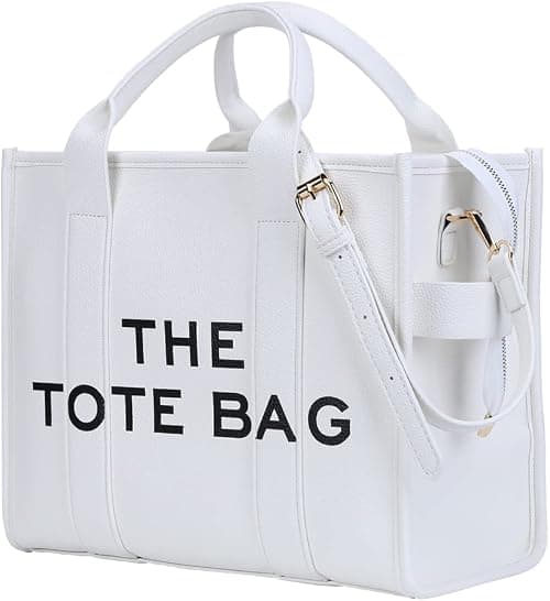 Work Tote Bags for Women - Trendy Personalized Oversized PU Leather Tote Bag Top-Handle Shoulder Crossbody Bags on Amazon - Best Deal Finder