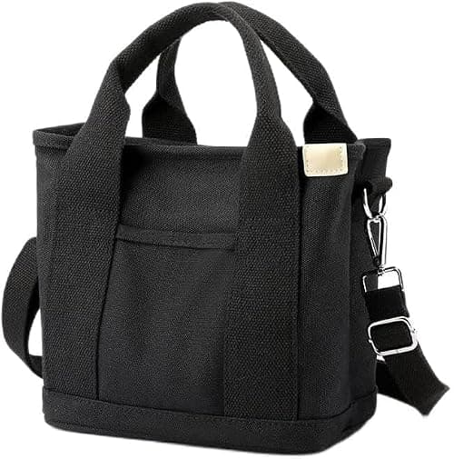Tuobo Small Tote Bag with Zipper, 2024 Canvas Multi-Pocket Crossbody Bag Shoulder Bag Satchel Hobo Bag Messenger Bag on Amazon.ae - Price Tracker