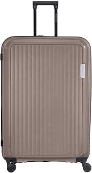 Wenger Optimo 84cm Brown Cabin Trolley With 4 Spinner Wheels, PP Hard Shell, TSA Lock, Scratch-Resistant Texture, 3-Point Locking, Organized Interior, 5-Year Warranty. على Amazon.ae - متتبع الأسعار