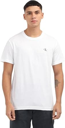Calvin Klein Jeans Men's 2 Pack Monologo T-shirt S/S T-Shirts on Amazon.ae - Price Tracker