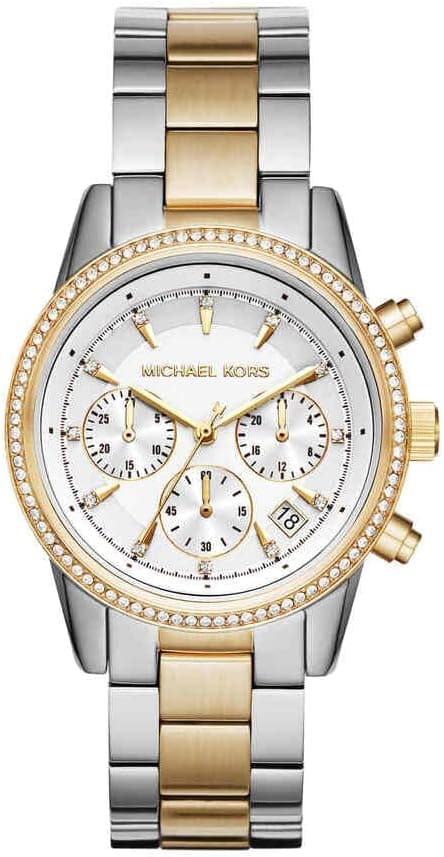 Michael Kors Women's Watch RITZ, 37 mm case size, Quartz Chronograph movement, Stainless Steel strap on Amazon.ae - Price Tracker