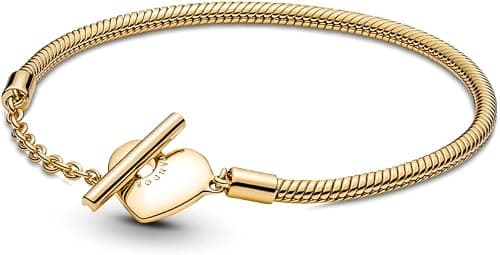 Pandora Moments 569285C00-23 Heart T-Bar Snake Link Bracelet on Amazon.sa - Price Tracker