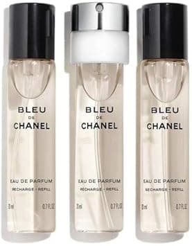 Chanel Bleu De Eau De Parfum For Unisex Refillable Travel Spray Refill, 3 x 20 ml on Amazon.ae - Price Tracker