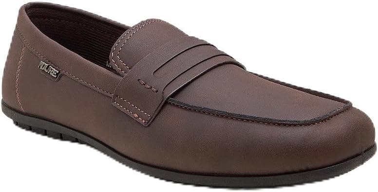 NDURE Men's Loafers Leather Slip On Casual Breathable Fashion trendy Slippers Lightweight Moccasin Walking Non-Slip Shoes for Boys on Amazon.ae - Price Tracker