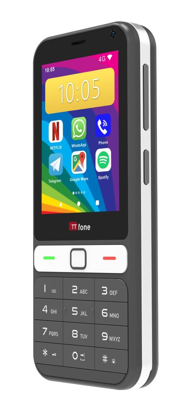 TTfone TT280 – Simple 4G Dual SIM Bar Phone with Android, 2.8" Touchscreen Pay As You Go Smartphone (with USB Cable) on Amazon.ae - Price Tracker